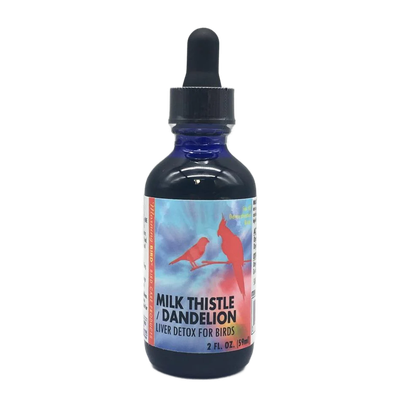 Milk Thistle / Dandelion Liver Detox for Birds by Morning Bird - 2 fl oz