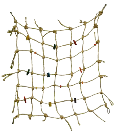 Sisal Climbing Net 30&quot; x 30&quot; by Fun Max
