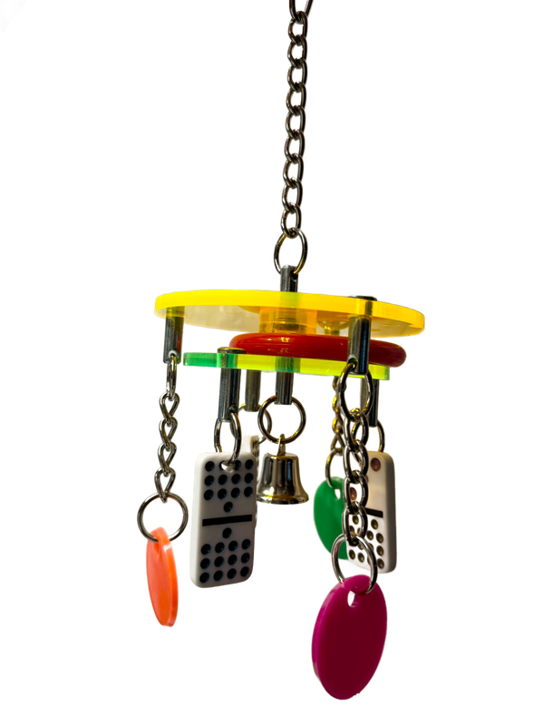 UFO Acrylic Hanging Toy by Epic Bird Toys