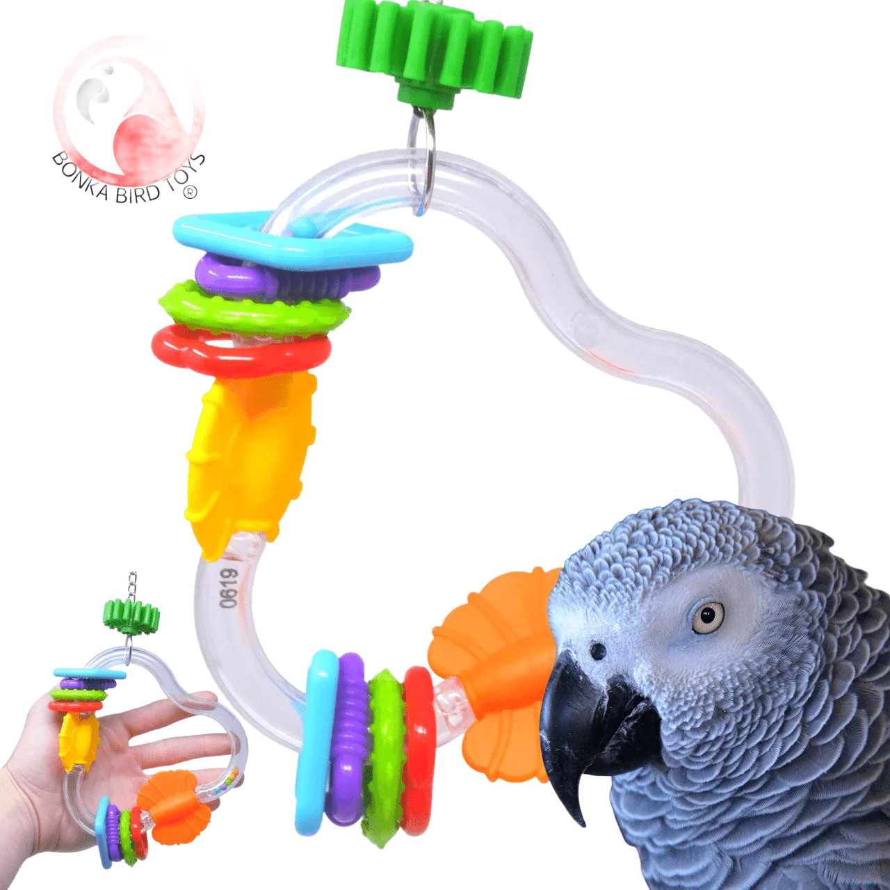 2 Pack Puzzle Play Foot Toy by Bonka Bird Toys