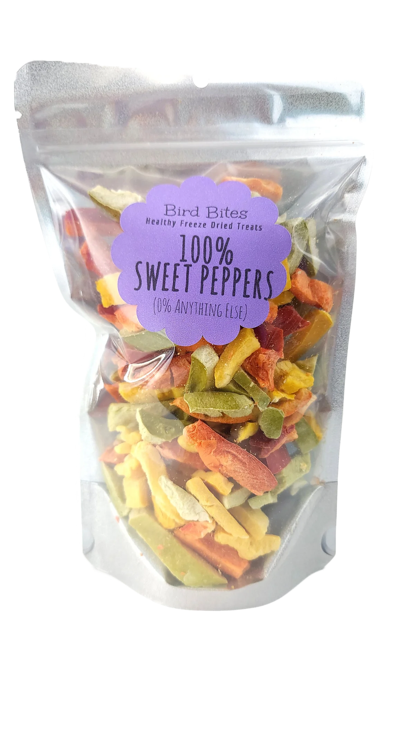 100% Freeze Dried Sweet Peppers - by Bird Bites Generous 1.5 Cup