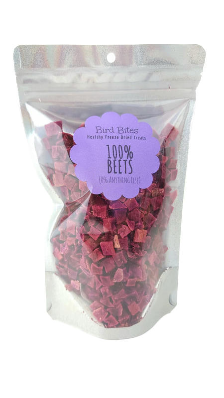 100% Freeze Dried Beets  - by Bird Bites Generous 1.5 Cups