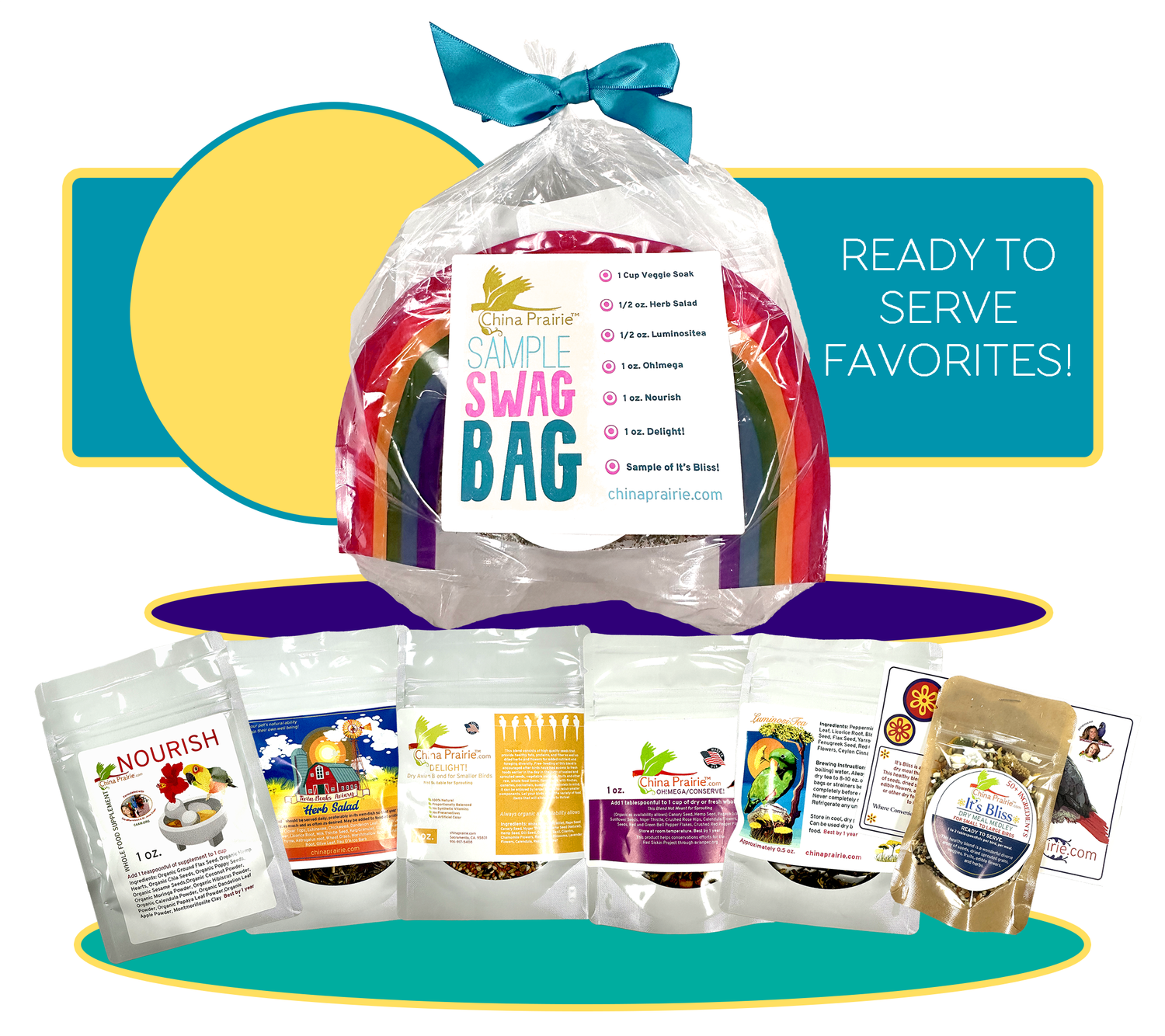 Sample Swag Bag -- a Sample Pack - by China Prairie