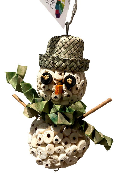 Shivering Sola Snowman by Feathered Addictions