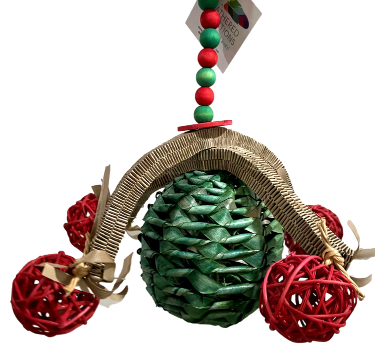 Jolly Bounce and Play Ornament by Feathered Addictions