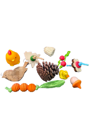 Barney Filler or Refill for Small and Medium Birds - by Bite Me Birdie Bird Toys