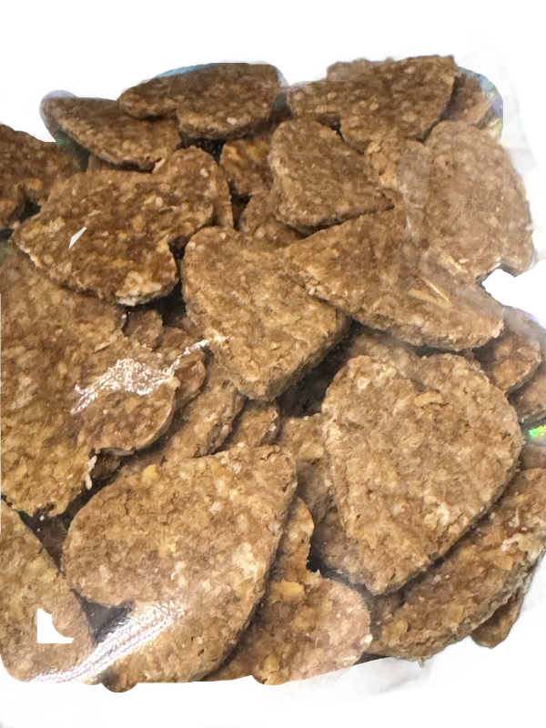 Walnut Butter Banana Hearts LARGE Size 6 oz by Finleys Exotic Treats