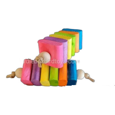 Rainbow Groovers Footies - 2 Pack by Birdie Box Bird Toys
