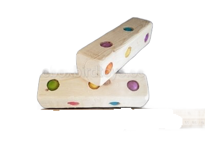 Beadalicious Bar Footie by Birdie Box Bird Toys