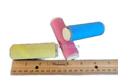 Tubies Footies - 3 Pack by Birdie Box Bird Toys