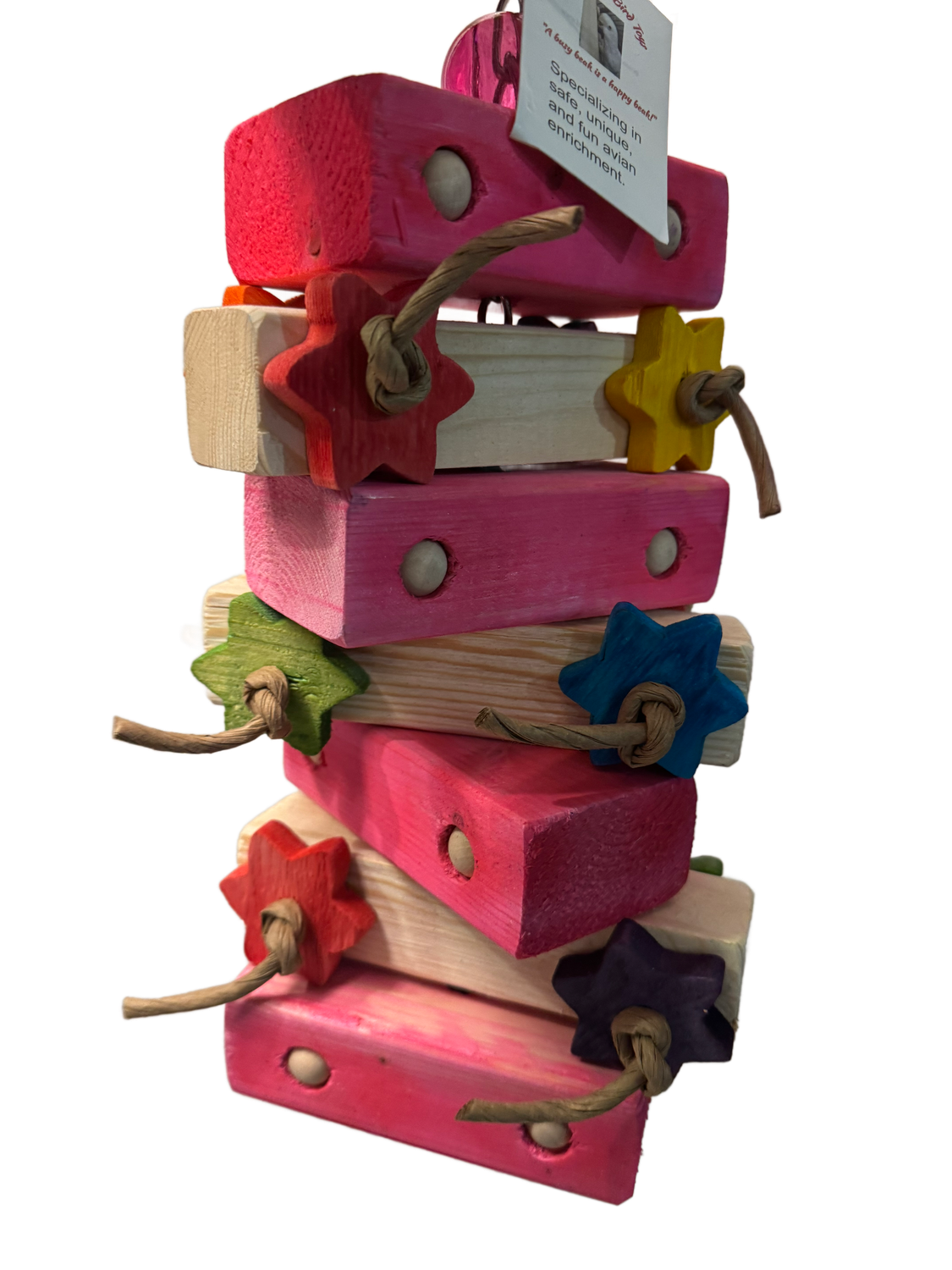 Beaded Starz Hanging Toy by Birdie Box Bird Toys