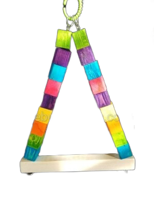 Large Swing Stainless by Birdie Box Bird Toys