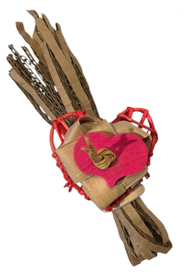 Snuggle Brush Foot Toy by Feathered Addictions