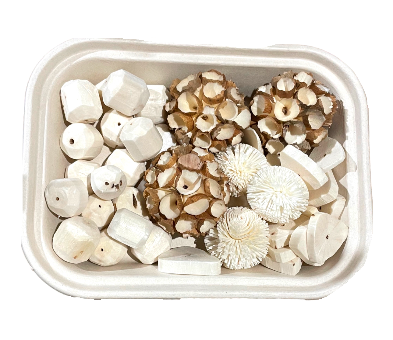 Satisfying Soft Sola Blissful Box with Reusable Foraging Tray by Feathered Addictions