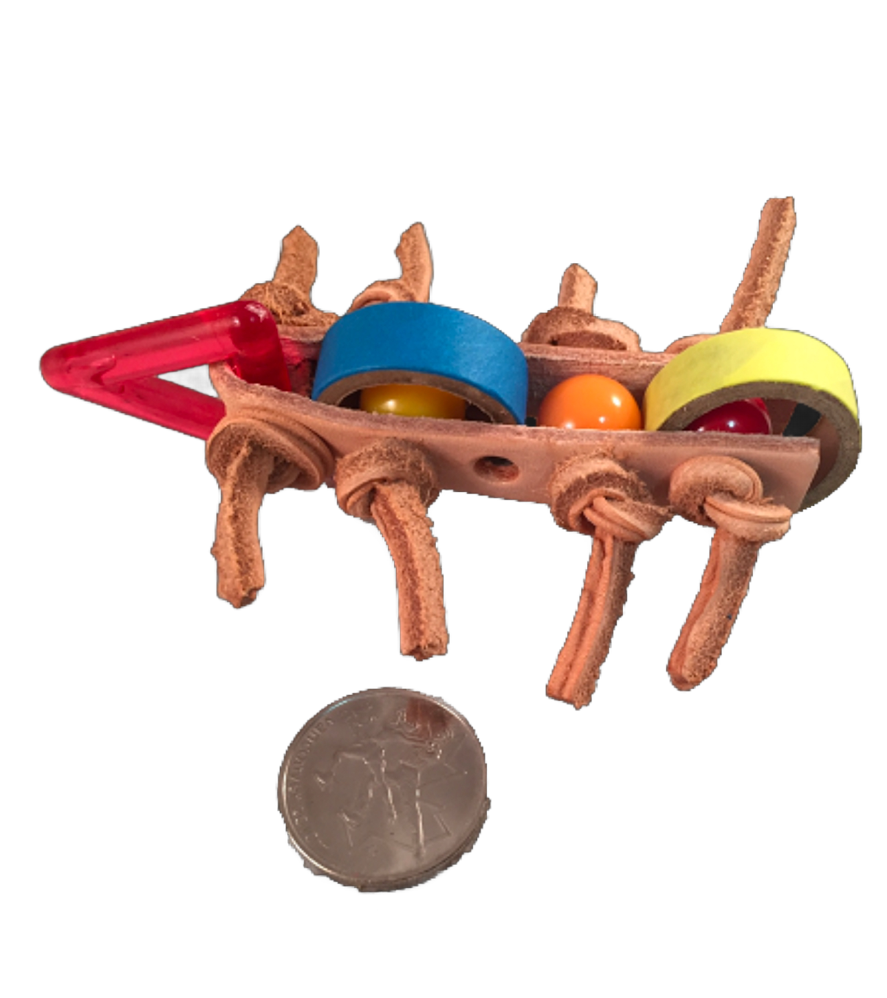 Leather Lolly Foot Toy by Feathered Addictions