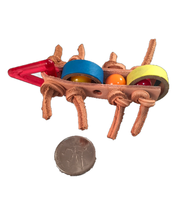Leather Lolly Foot Toy by Feathered Addictions