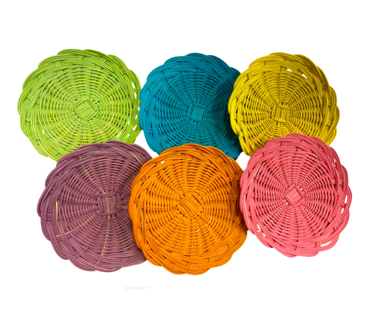 Wicker Whirl 7&quot; Plate Color by Feathered Addictions