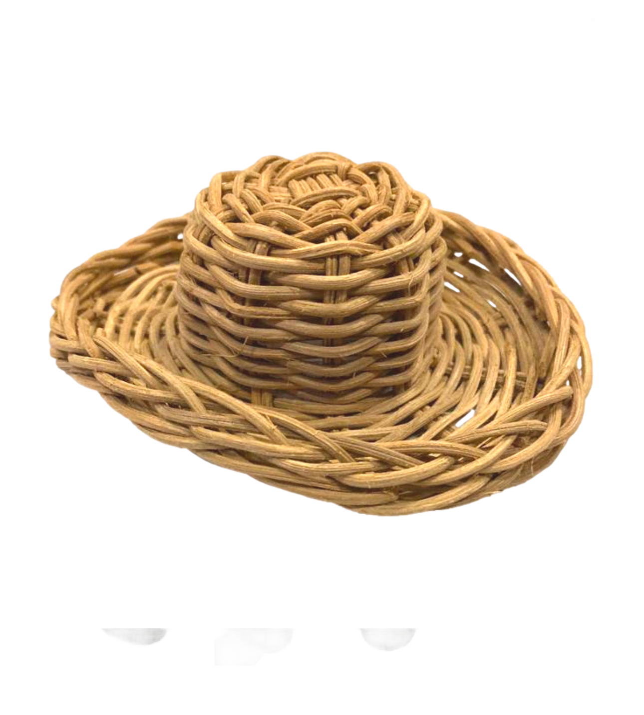 Rattan Cowboy Hat by Feathered Addictions