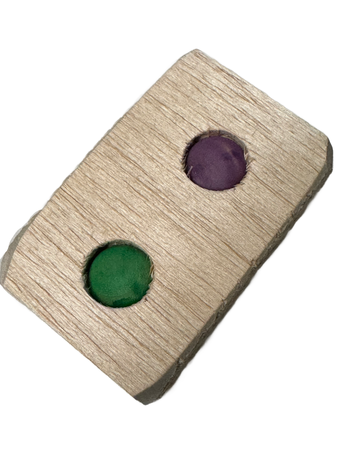 Balsa Bead Footie - by Birdie Box Bird Toys