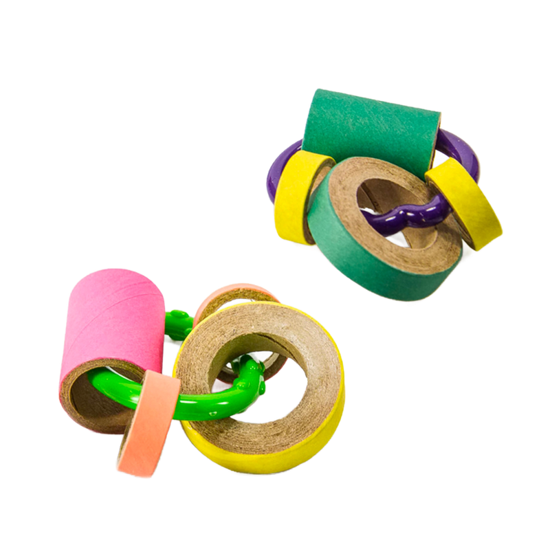 Chewsy Foot Toys Set of 2 by The Best Bird Toys
