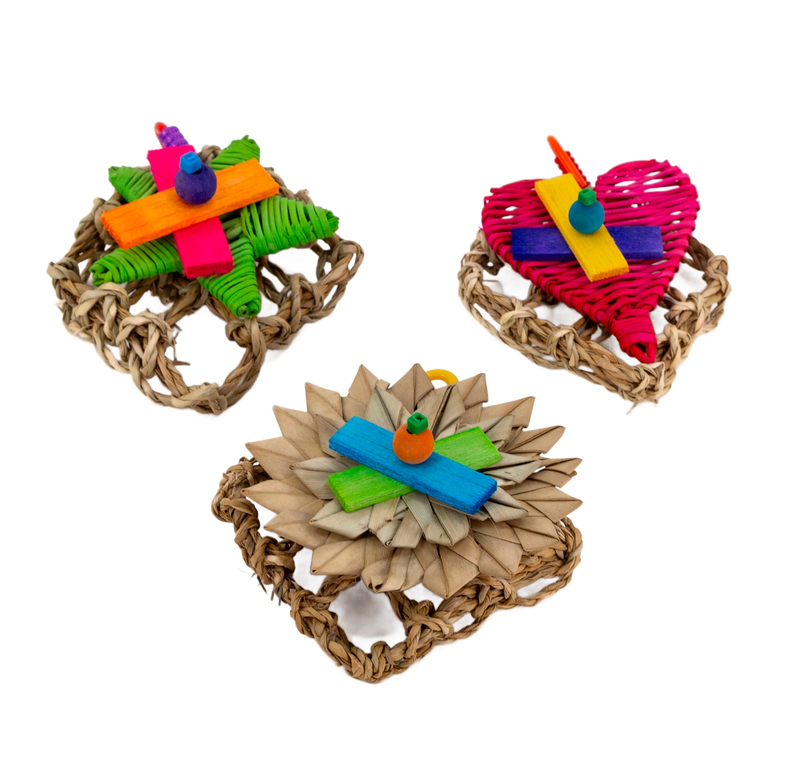 Mini Activity Mats Set of 3 - by The Best Bird Toys