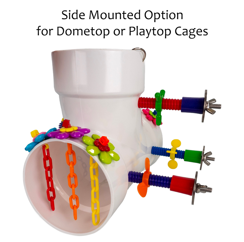 Adventure Tunnel for Small Birds - Side Mounted by The Best Bird Toys