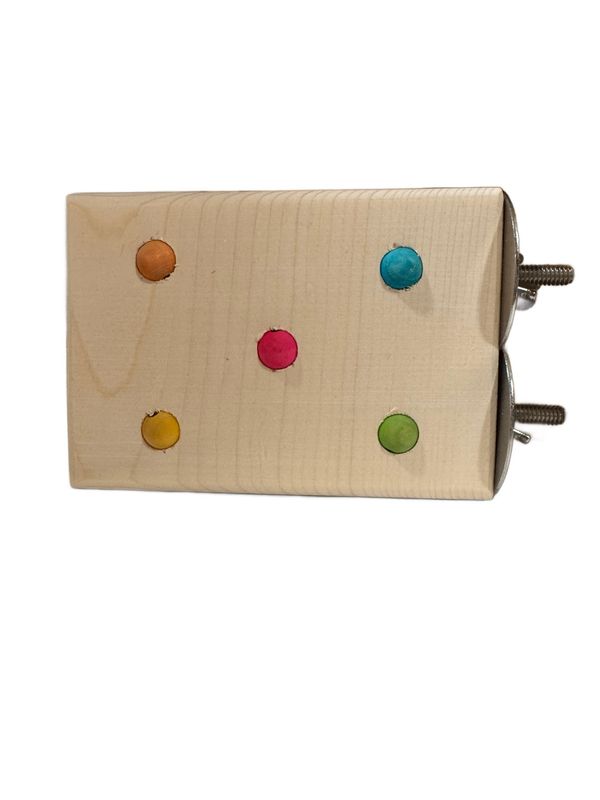 Beaded Platform Perch Size Small - by The Best Bird Toys