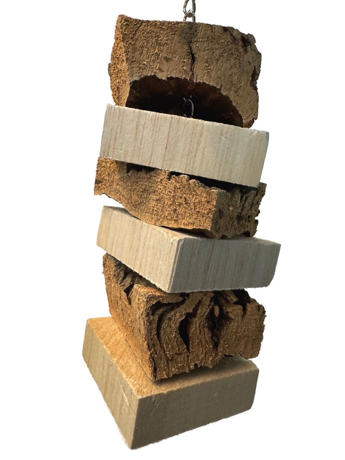 Balsa and Cork Hanging Toy Large by Mighty Bird Toys