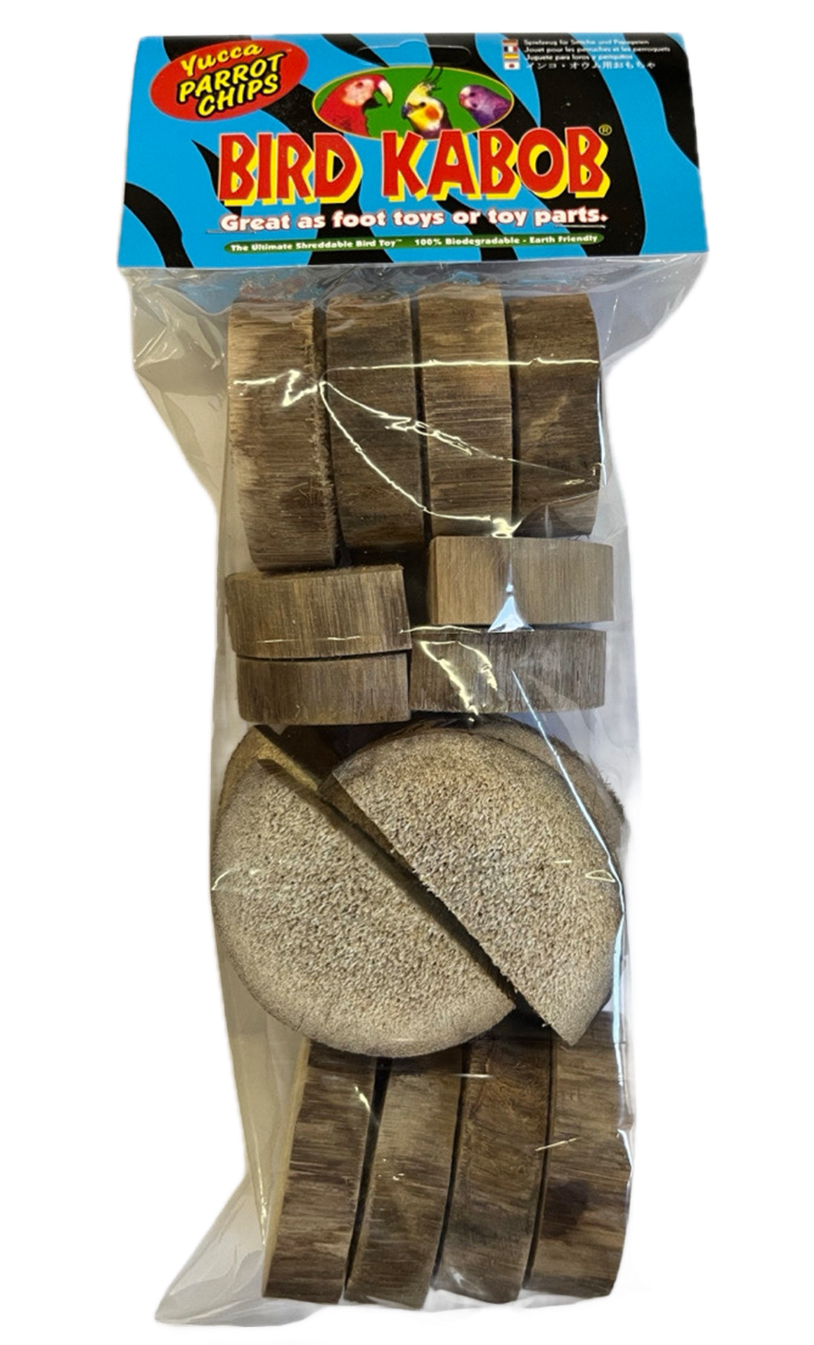 Yucca Parrot Chips 20 Pack by Bird Kabob