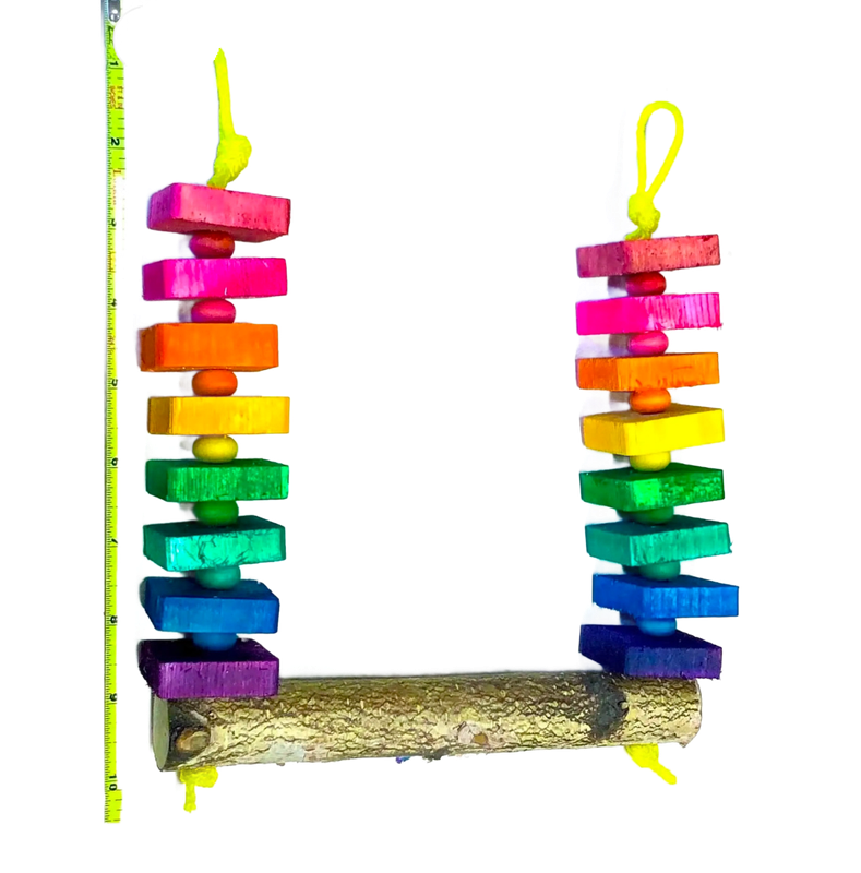 Medium Wood Swing by PDS Parrot Toys