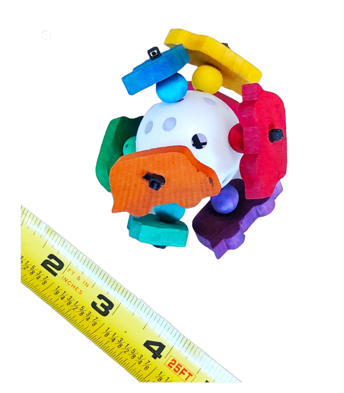 Whiffle Ball Foot Toy by PDS Parrot Toys