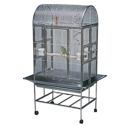 Stainless Steel Mission Bird Cage - By Caitec