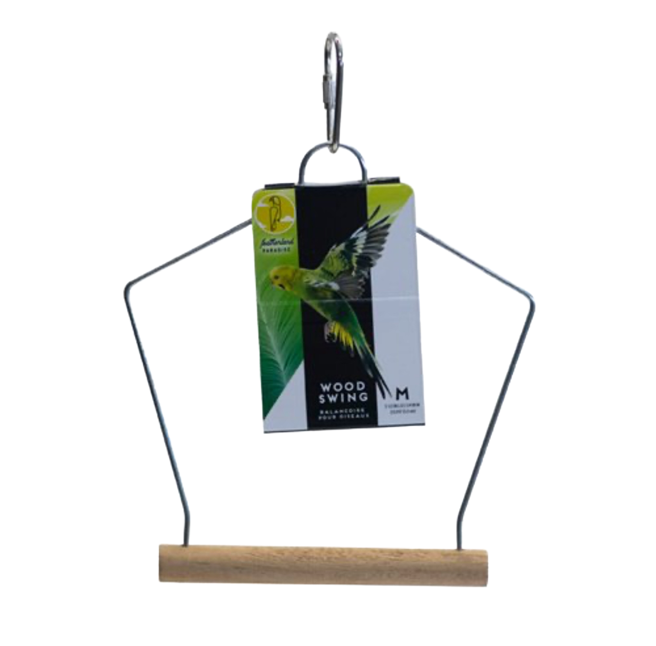 Wooden Swing for Tiny Birds by Caitec - Featherland Paradise