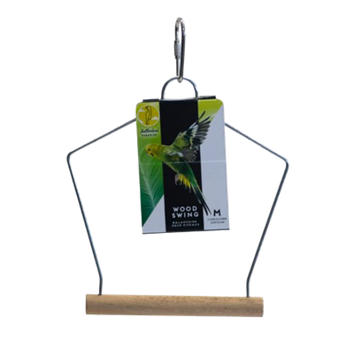 Wooden Swing for Tiny Birds by Caitec - Featherland Paradise