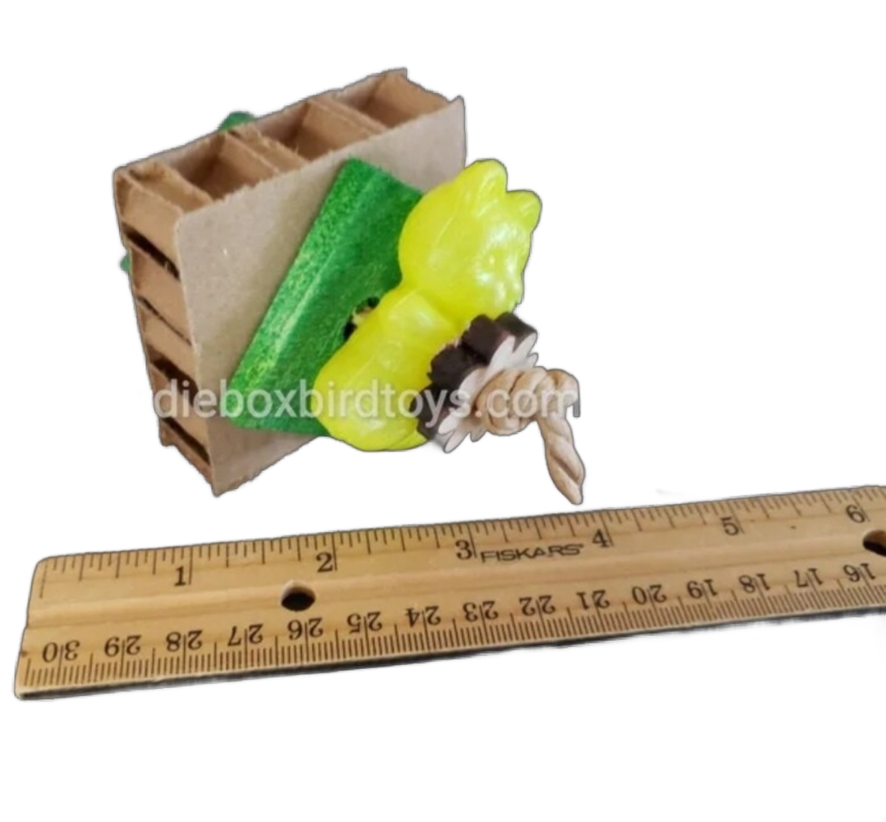 Beary Chewie Footie by Birdie Box Bird Toys