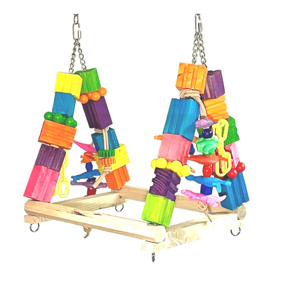 The Sugar Deluxe Refillable Swing - for MEDIUM Birds by Bite Me Birdie