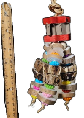 The Tri Chipper by Birdie Box Bird Toys