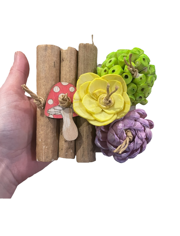 Mushrooms &#39;n Blooms - Wallboard Mini by Feathered Addictions