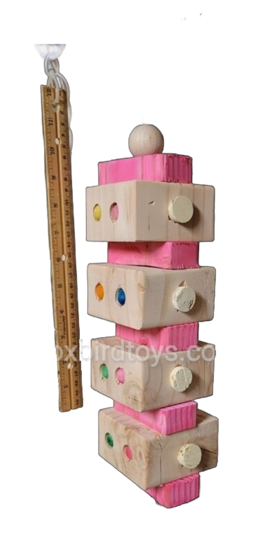 Chunky Monkey by Birdie Box Bird Toys
