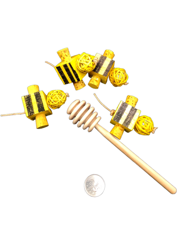 Bee Nice Bumble Bee Footer by Feathered Addictions
