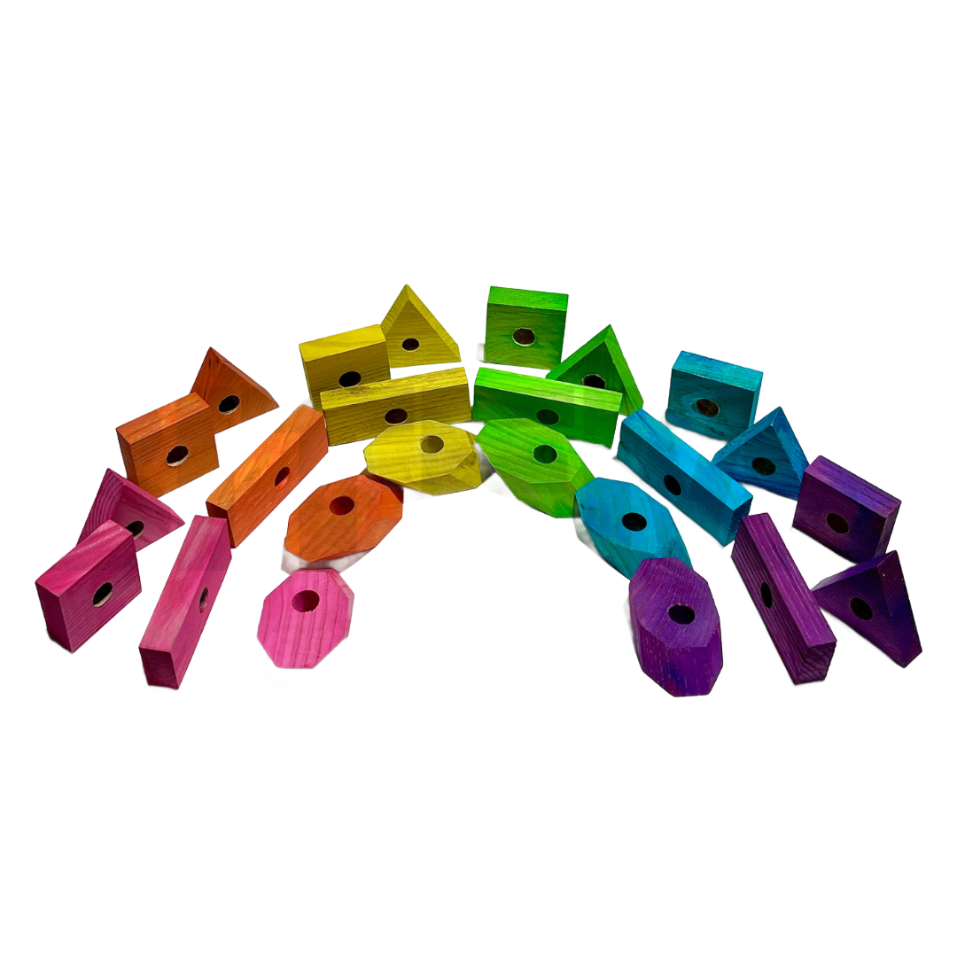 Discovery Blocks Pack of 24 - Foot Toy by Bite Me Birdie