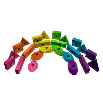Discovery Blocks Pack of 24 - Foot Toy by Bite Me Birdie