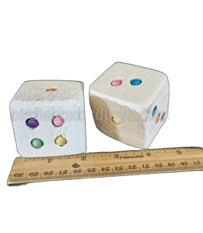 Dice! Roll Mini Floor Toy by Birdie Box Bird Toys