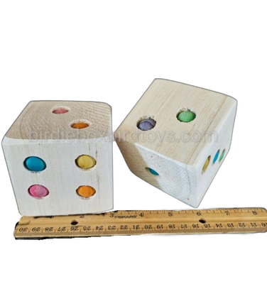 Dice! Roll Jumbo Floor Toy by Birdie Box Bird Toys