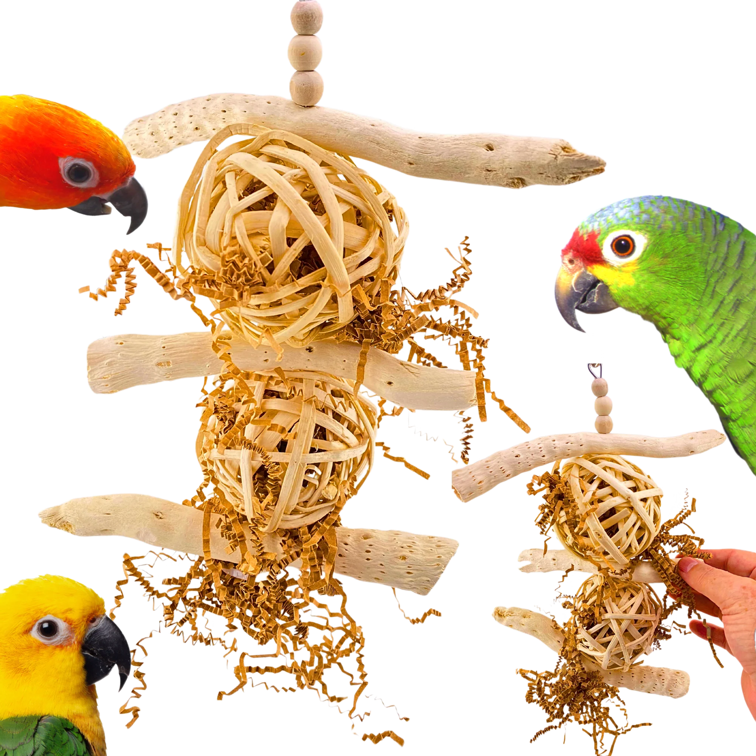 Driftwood Forage Tower Medium Birds by Bonka Bird Toys