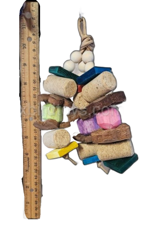 Coco Sola Hanging Toy by Birdie Box Bird Toys
