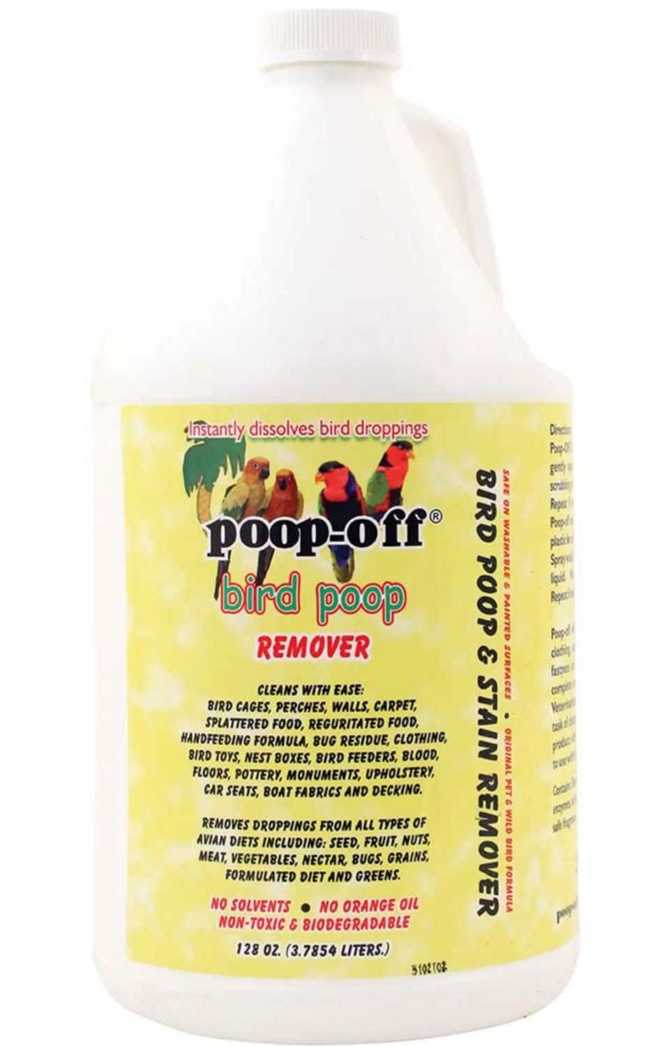 Poop-Off Bird Poop Remover 1 Gallon