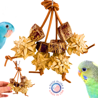 Palm &amp; Pod Forage Cluster by Bonka Bird Toys