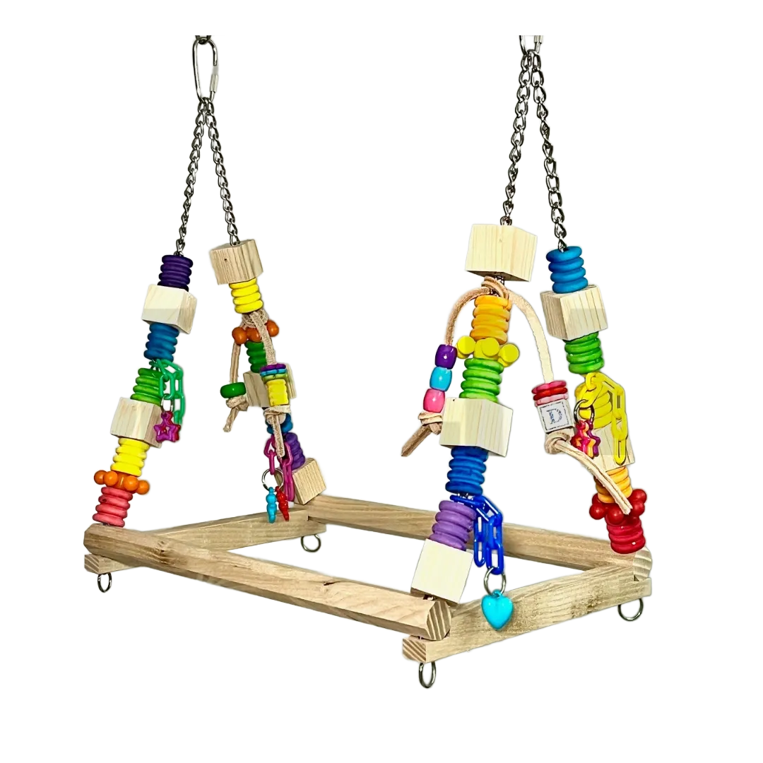 Trixie Deluxe Swing for Small Birds by Bite Me Birdie