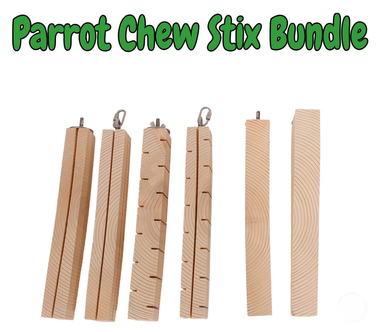 Chew Stix Assortment Set of 6 by the Parrot Wizard